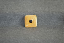 Mookait-Quadrat beige-Donut 3 x 3  cm