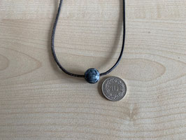 Schneeflocken-Obsidian-Kugel 1,2 cm, gebohrt