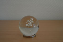 Glaskugel 5,4 cm, natur-glasklar, kalibriert, mit Luftblasen
