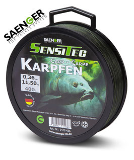 Sensitec Karpfen camou green 400m