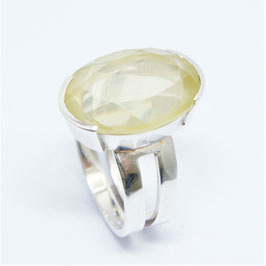 10054 Ring Sterlingsilber 925 mit Greengold