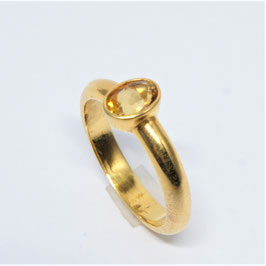 10588 Ring Silber 925 18K verg. mit Spinell