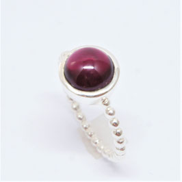 10511 Ring Silber 925 mit Granat