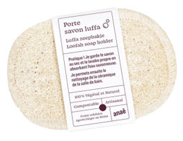 Porte-savon luffa