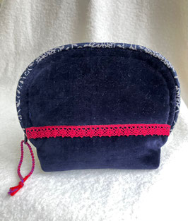 Pochette bleu nuit