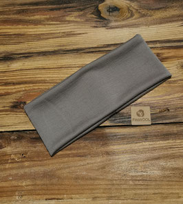 Stirnband "taupe Wolle"