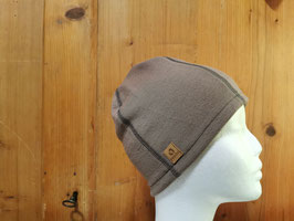 Finwool Haube Wolle taupe