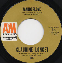 Claudine Longet - Hello, Hello / Wanderlove - US A&M 846