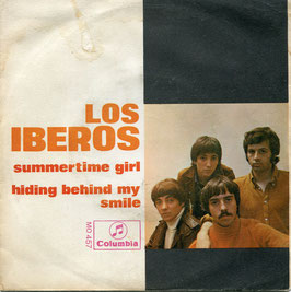 Los Iberos - Summertime Girl / Hiding Behind My Smile - Spain Columbia MO 457