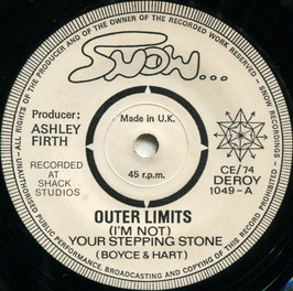 Outer Limits - (I'm Not) Your Stepping Stone / Great Balls Of Fire - UK Snow Deroy 1049