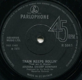 Arizona Swamp Company ‎- Tennessee Woman / Train Keeps Rollin' - UK Parlophone R 5841