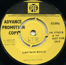 Gentle Influence - Always Be A Part Of My Living / Captain Reale - UK Pye 7N 17743