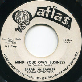 Sarah McLawler - Walking Papers / Mind Your Own Business - US Atlas 1256
