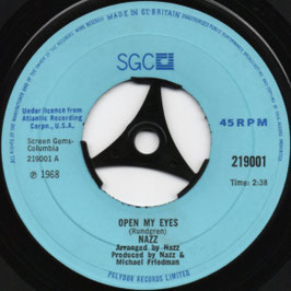 Nazz - Open My Eyes / Hello It's Me - UK SGC 219001