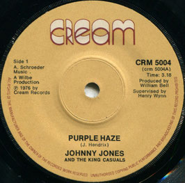 Johnny Jones And The King Casuals - Puple Haze / Horsing Around - UK Cream CRM 5004