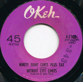 Detroit City Limits - Honey Chile / Ninety Eight Cents Plus Tax - US Okeh 4-7308