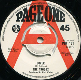 Troggs (The) - Lover / Come Now - UK Page One POF 171