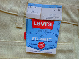 Vintage MOD*Levi's Sta Prest*Bell Bottom*W34 L32*New Old Stock