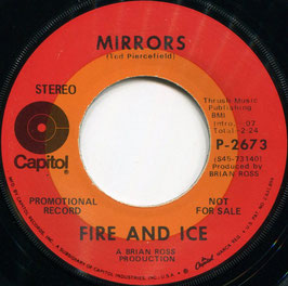 Fire And Ice - Mirrors / You Don't Know - US Capitol P-2673