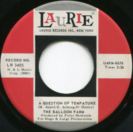 Balloon Farm (The) - A Question Of Temperature / Hurtin' For Your Love - US Laurie LR 3405