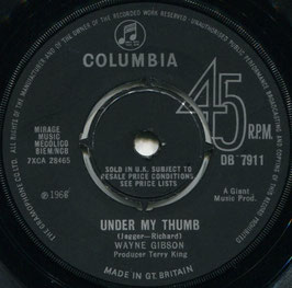 Wayne Gibson - Under My Thumb / It Always Happens (Icey) - UK Columbia