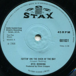 Otis Redding ‎– (Sittin' On) The Dock Of The Bay / My Sweet Lorene - UK Stax 601031