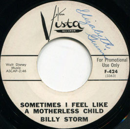 Billy Storm - Sometimes I Feel Like A Motherless Child / He Knows How Much We Can Bear - US Buena Vista Records F-424