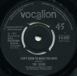 Seeds (The)‎ - Can't Seem To Make You Mine / Daisy Mae - UK Vocalion VN 9287
