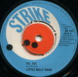 Little Billy Dean - That's Always Like You / Tic Toc - UK Strike JH 325