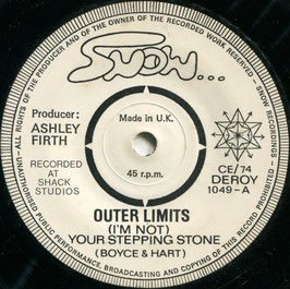 Outer Limits - (I'm Not) Your Stepping Stone / Great Balls Of Fire - UK Snow Deroy 1049