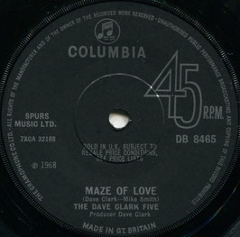 Dave Clark Five (the) - The Red Balloon / Maze of Love - UK Columbia DB 8465