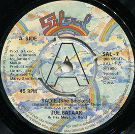 Joe Bataan - Sadie (She Smokes) / Rap-O Clap-O - UK Salsoul SAL-7