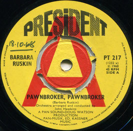 Barbara Ruskin - Pawnbroker, Pawnbroker / Almost - UK President PT 217