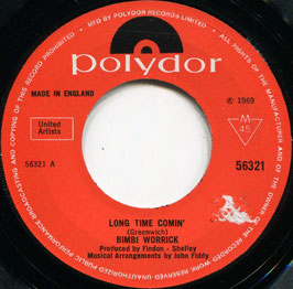 Bimbi Worrick ‎– Long Time Comin' / Tomorrow Is My Day - UK  Polydor 56321
