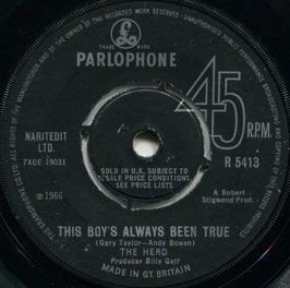 Herd (The) ‎- So Much In Love / This Boy's Always Been True - UK  Parlophone R 5413