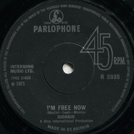 Giorgio - Son of my father / I'm free now - UK Parlophone R 5935