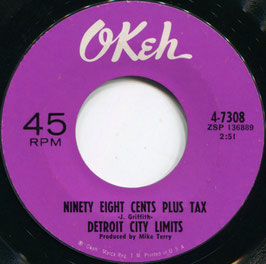 Detroit City Limits - Honey Chile / Ninety Eight Cents Plus Tax - US Okeh 4-7308