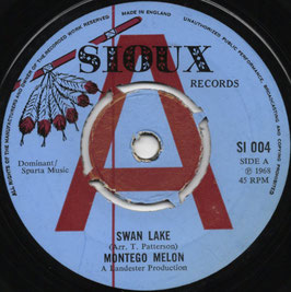Montego Melon - Swan Lake / The Hong Gang - Reggae Mento - UK Sioux SI 004