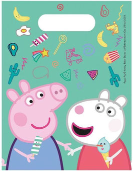Lot 6 Sachets à Bonbons Peppa Pig