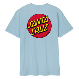 Santa Cruz Classic Dot T-Shirt sky blue
