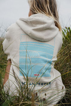 Seasick Hoddie Oceanpeople organic cotton beige unisex