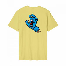 Santa Cruz Screaming Hand Chest faded Khaki T-Shirt