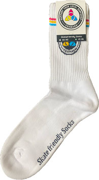 Skatefriendly Socks by Surf and Fashion Fehmarn, medium  white