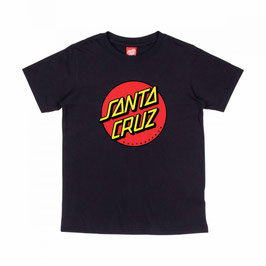 Santa Cruz Youth Classic Dot black T-Shirt