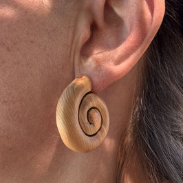 boucles d'oreilles escargot