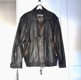 Lederjacke schwarz