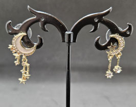 Ohrstecker Mond