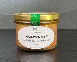 Zwiebelmettwurst vom Wild im Glas