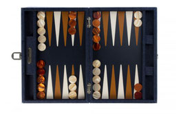 Backgammon Medium in Denim Indigo Blau
