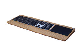 Woody’s Numeric TrackpadTray 2021 aus Eichenholz - Halterung für Apple Magic Keyboard mit Ziffernblock und Touch ID und Trackpad (ab 2021)